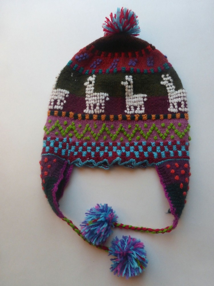 Peruvian Andean Mountain Shaman Chullo Hat