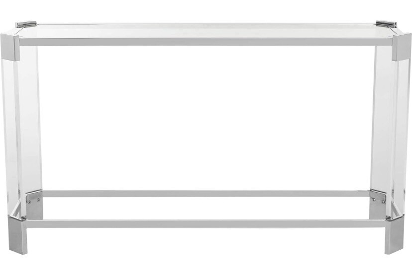 SAFAVIEH GIANNA ACRYLIC CONSOLE TABLE