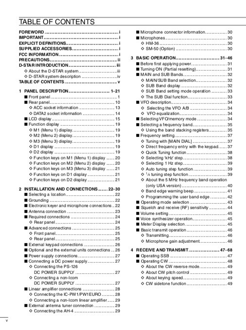 Icom IC-9100 IC9100 Transceiver OWNER'S INSTRUCTION MANUAL