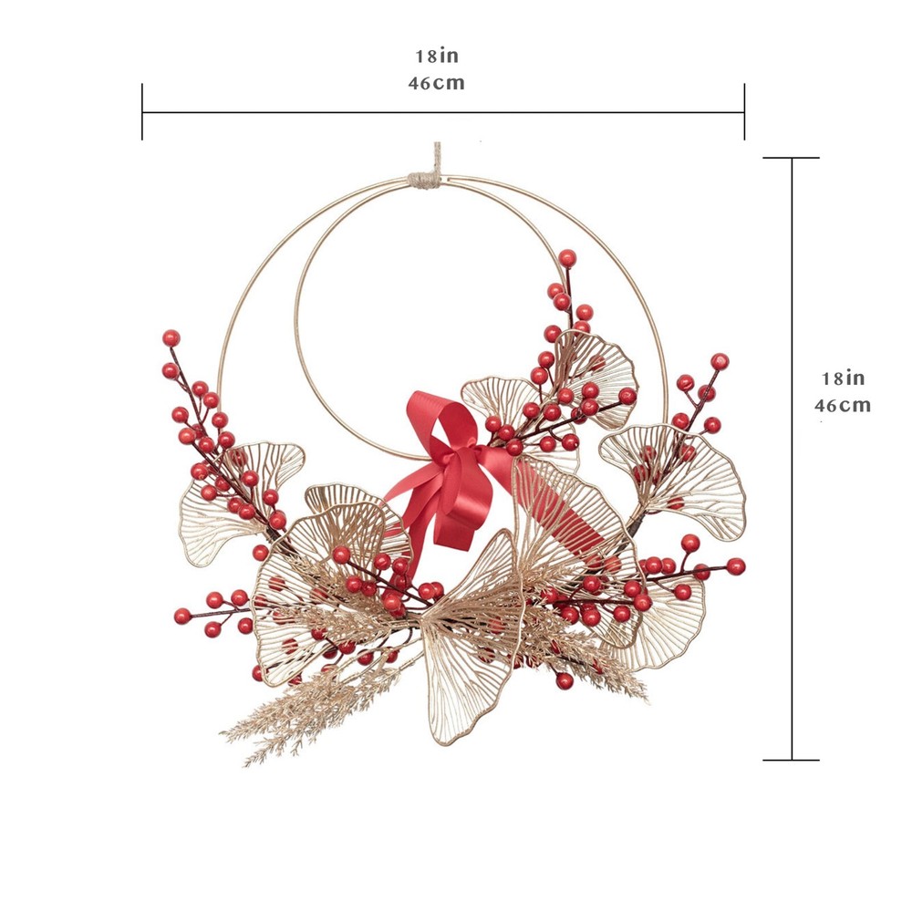 Artificial Christmas Berries Holiday Door Decor
