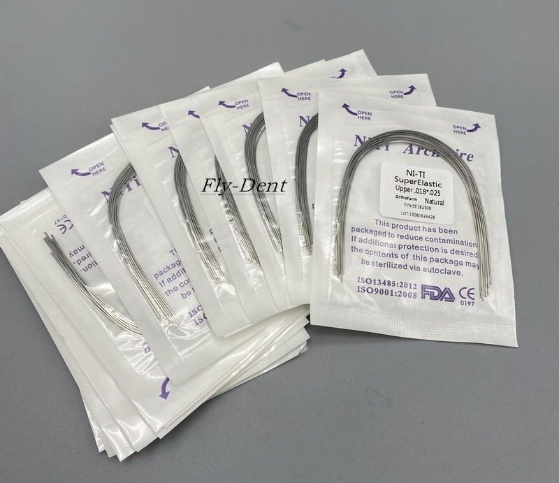 100pcs Dental Orthodontic Niti Super Elastic Arch Wire Natural Form Rectangular