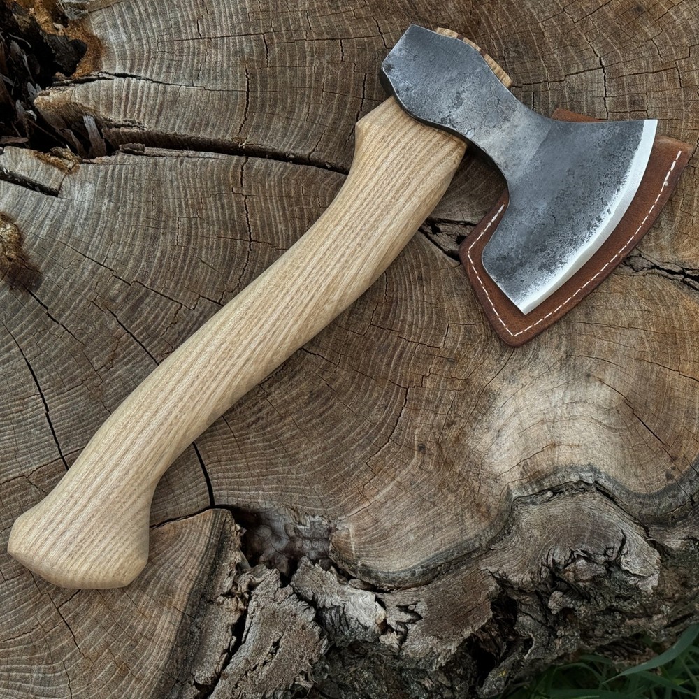 Spoon Carving Axe. Chopping Axe for Woodworking. Sharp Carbon 52100 Blade