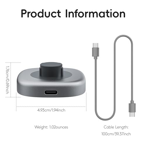 Smart Ring Charging Compatible with Ou-ra Ring Gen4 Charger, Fast Size 9