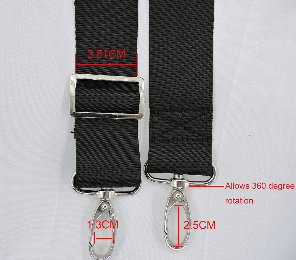 Replacement Shoulder Strap Adjustable Bag Purse Shoulder Belt Gray