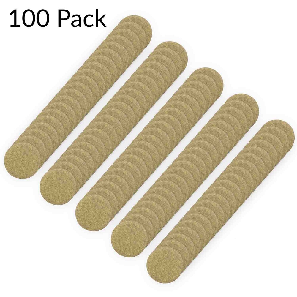 3" Hook and Loop Sanding Discs, 80 Grit, Pack of 100, Hurricane STORM