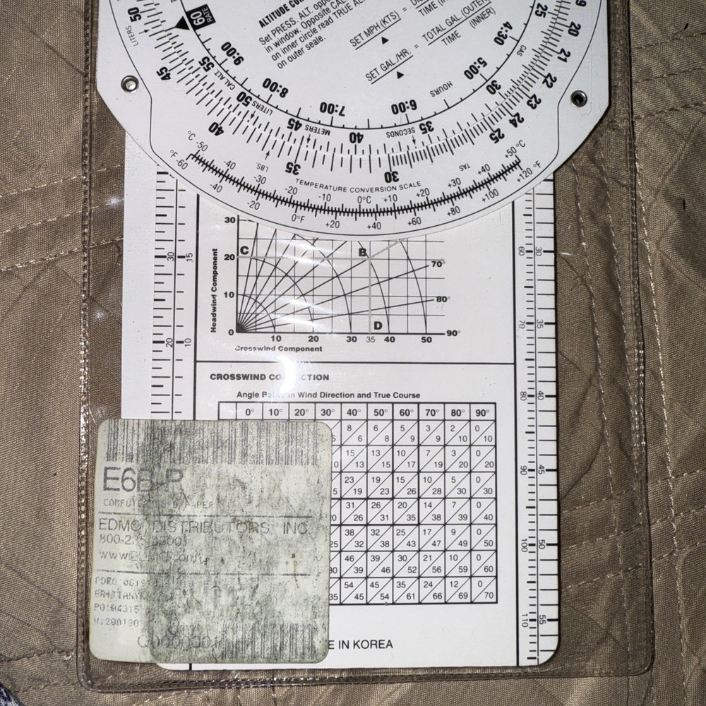VTG ASA Air Classics E6-B Flight Computer With Instruction