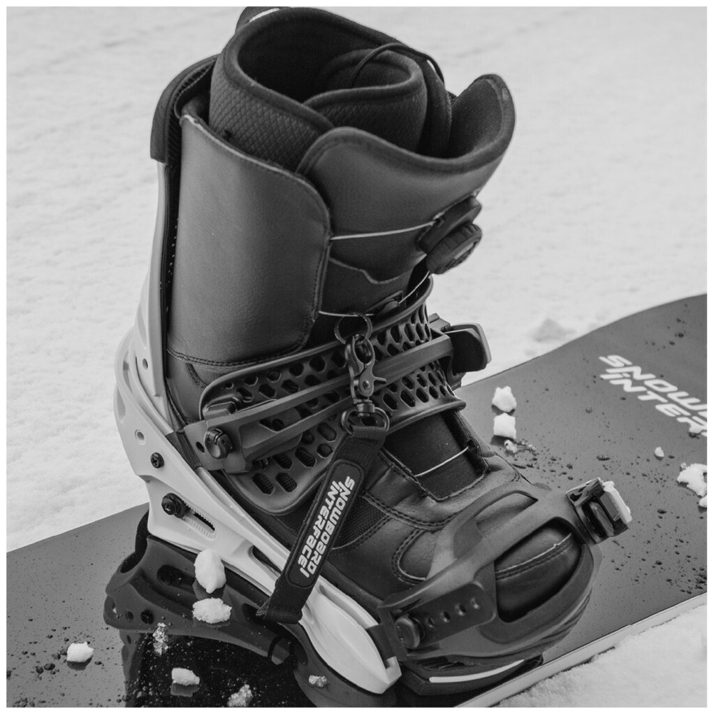 Snowboarding Short Leash - Black color