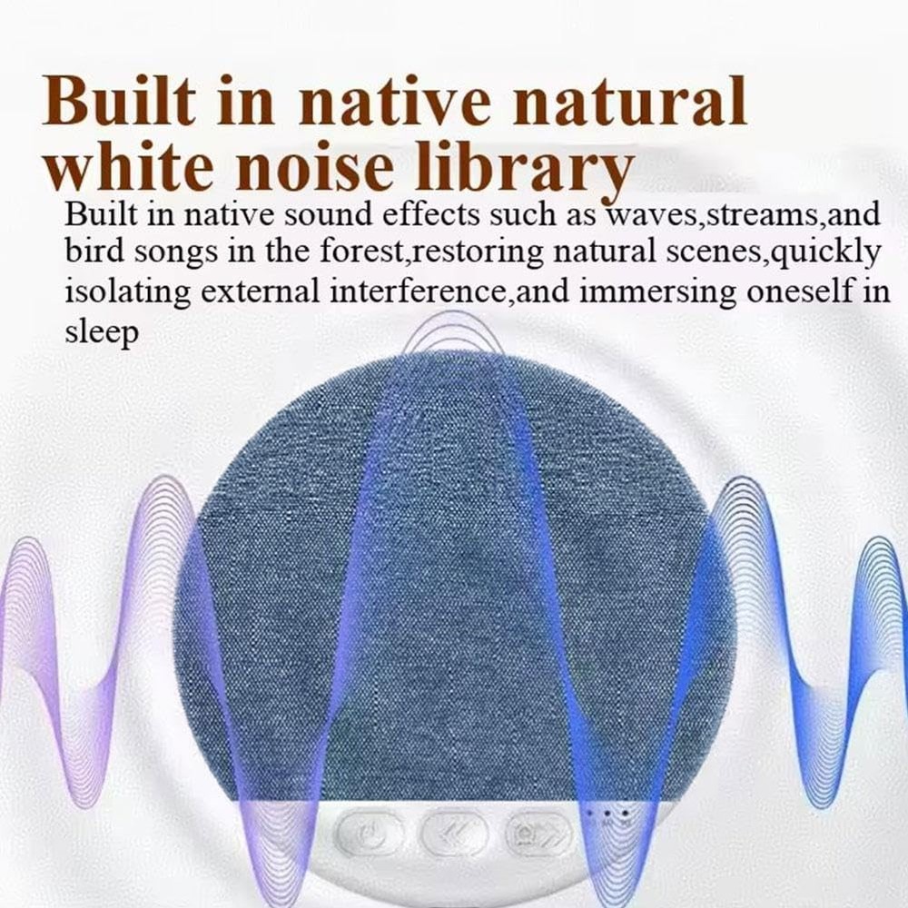 Bluetooth Under Pillow Speaker: Sleep Speaker with White Noise & Timer
