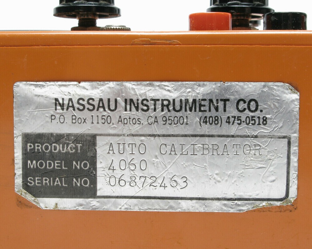 Nassau Instrument 4060 Auto Loop Calibrator