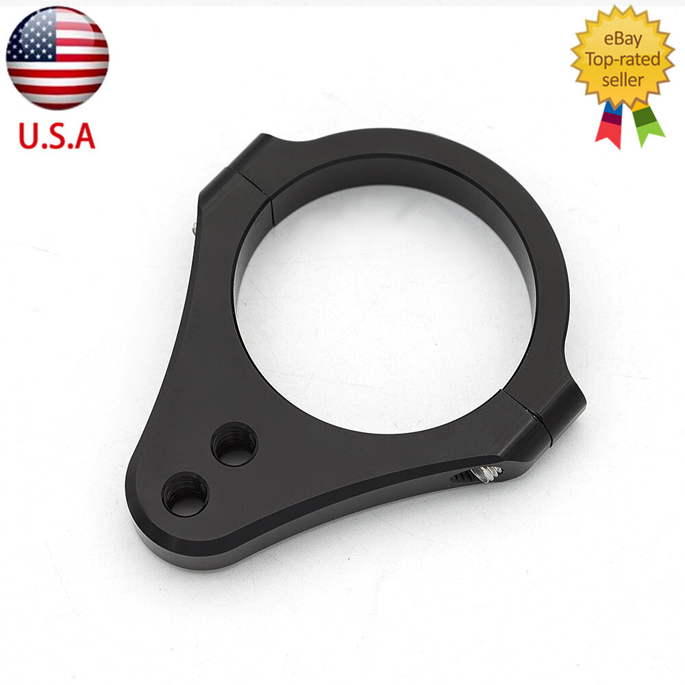 54mm Universal Motorcycle CNC Steering Damper Fork Frame Mount Clamp Bracket USA