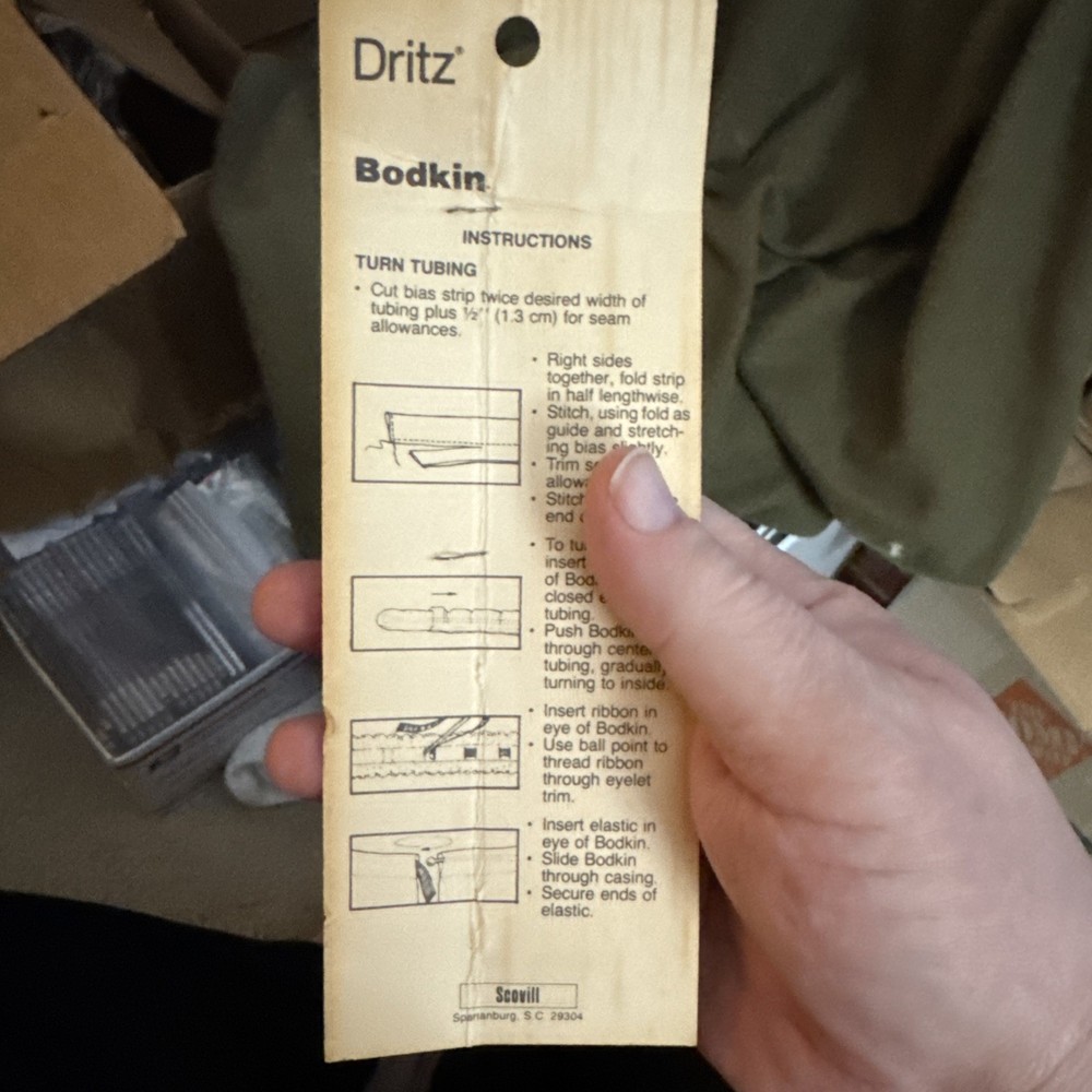 Vintage Dritz Ball Point Bodkin 783