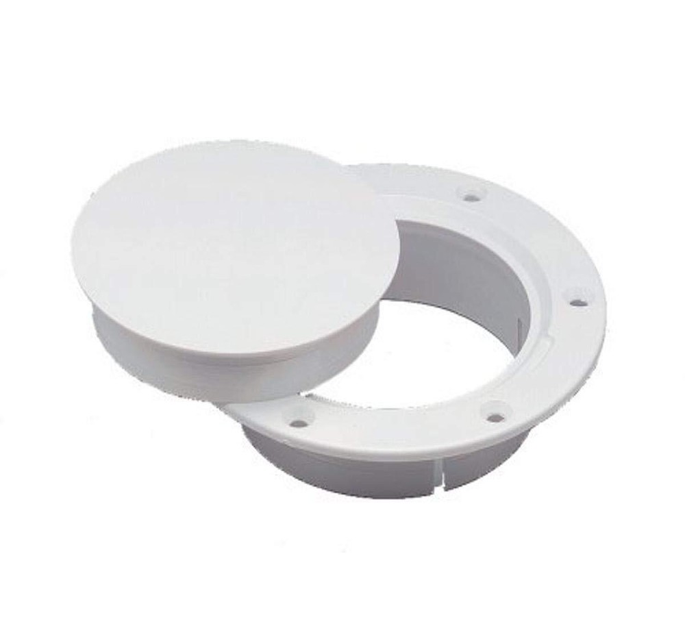 N10863DW Snap-In Deck Plate 3" White