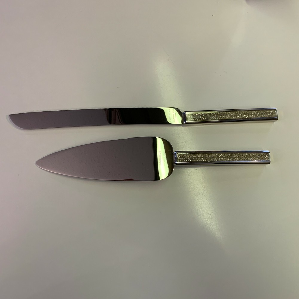 Gorham 2 Pc "Razzle Dazzle" Dessert Set Cake Knife & Server Wedding Stainless