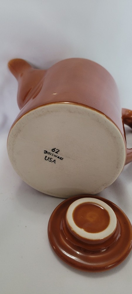 ChefsWare Brown Individual Teapot Mid Century Modern Restaurant