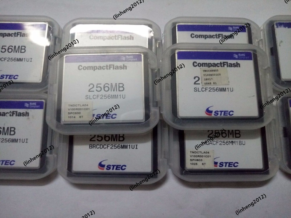 10PCS STEC 256MB CF CompactFlash CF Card
