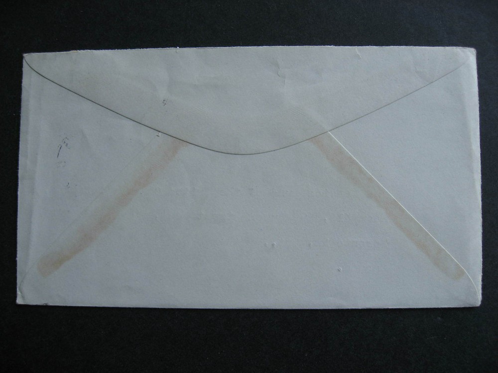 Newfoundland St Georges split ring cancel on cover opened on 3 sides see pics