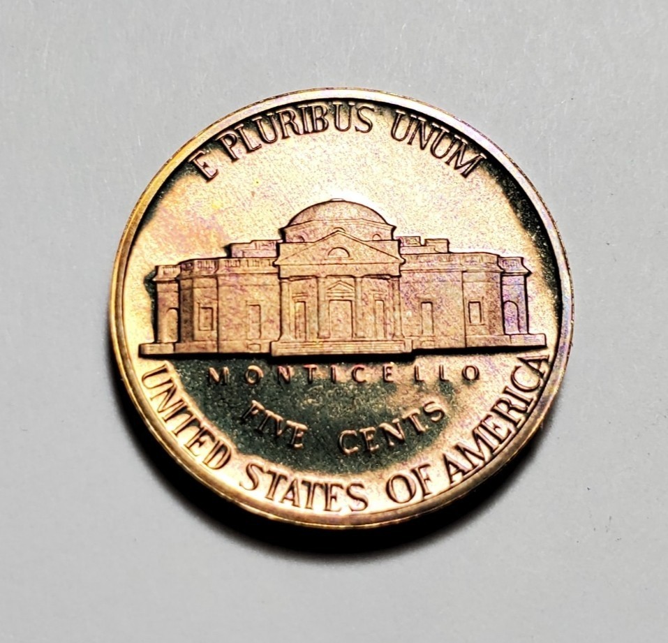 TONED 1978 S JEFFERSON NICKEL PROOF UNC #C9658