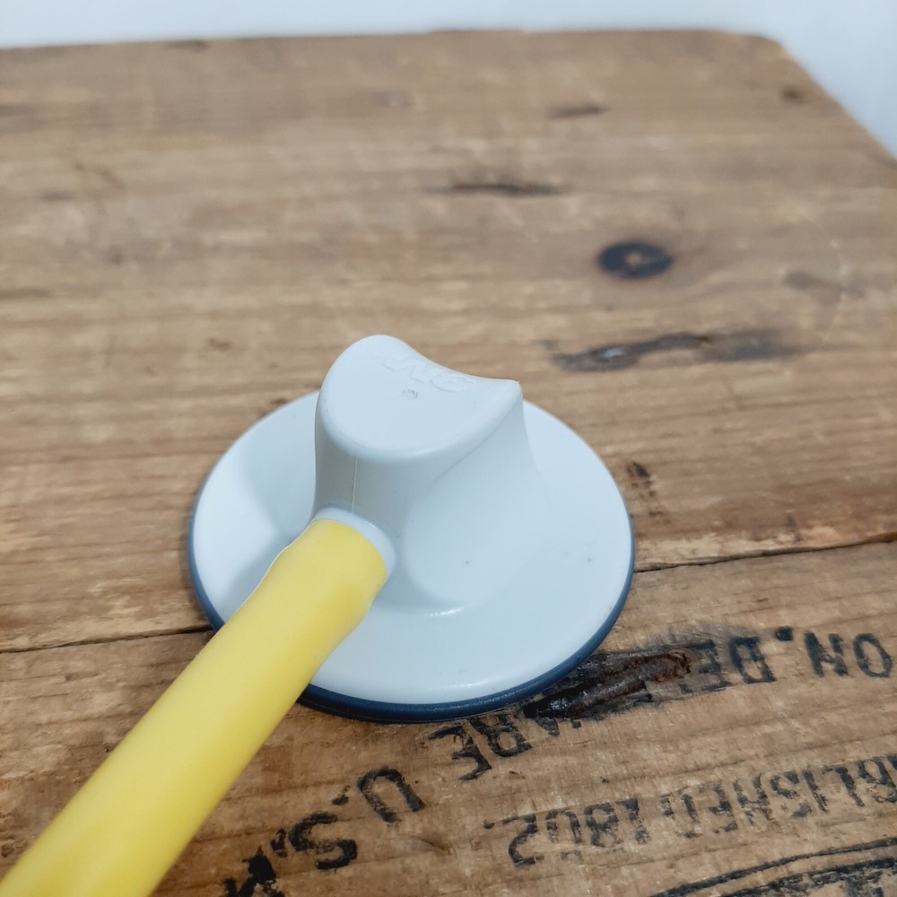 3M Stethoscope yellow/white plastic and rubber.