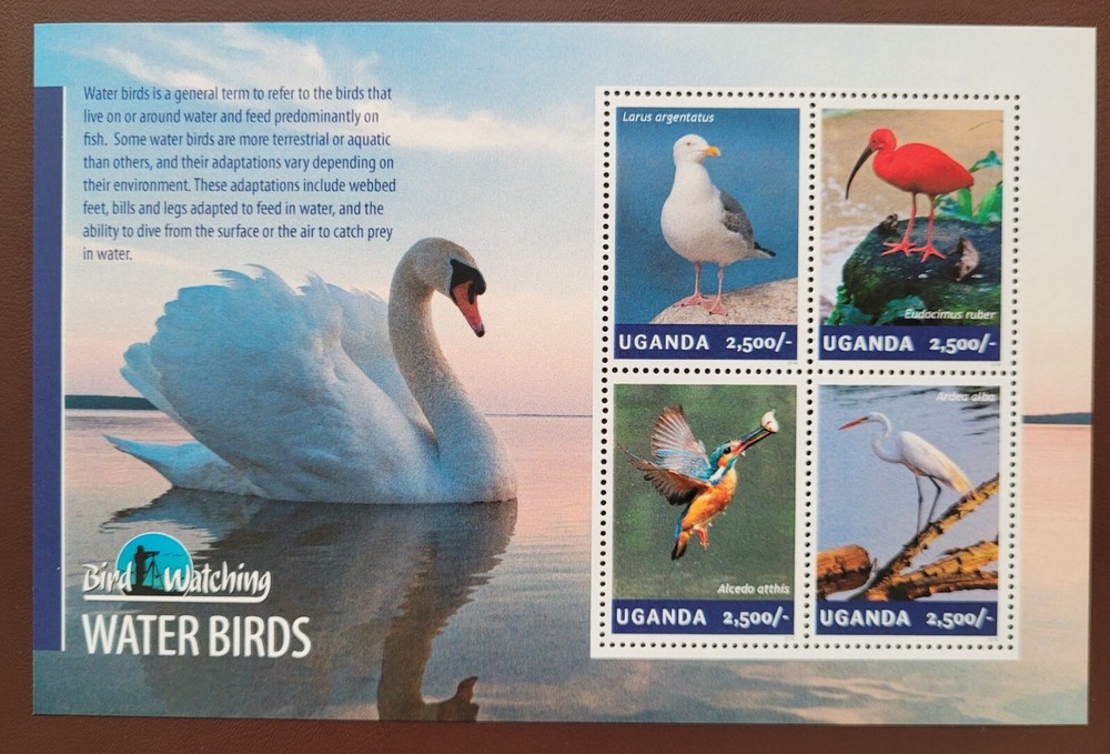 Uganda 2014 / Birds - Water Birds / 4v ms