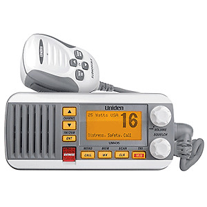 Uniden UM435 Fixed Mount VHF Radio - White