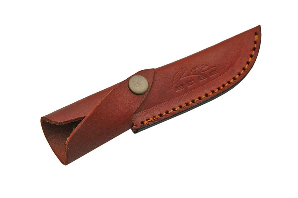 New Rite Edge Skinner Brown Bone Fixed Blade Knife DH8012