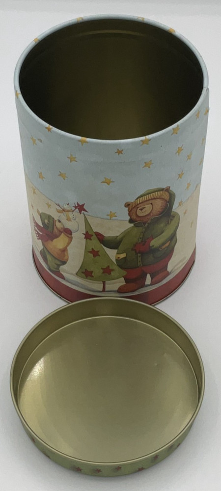 Christmas Cookie Candy Tin