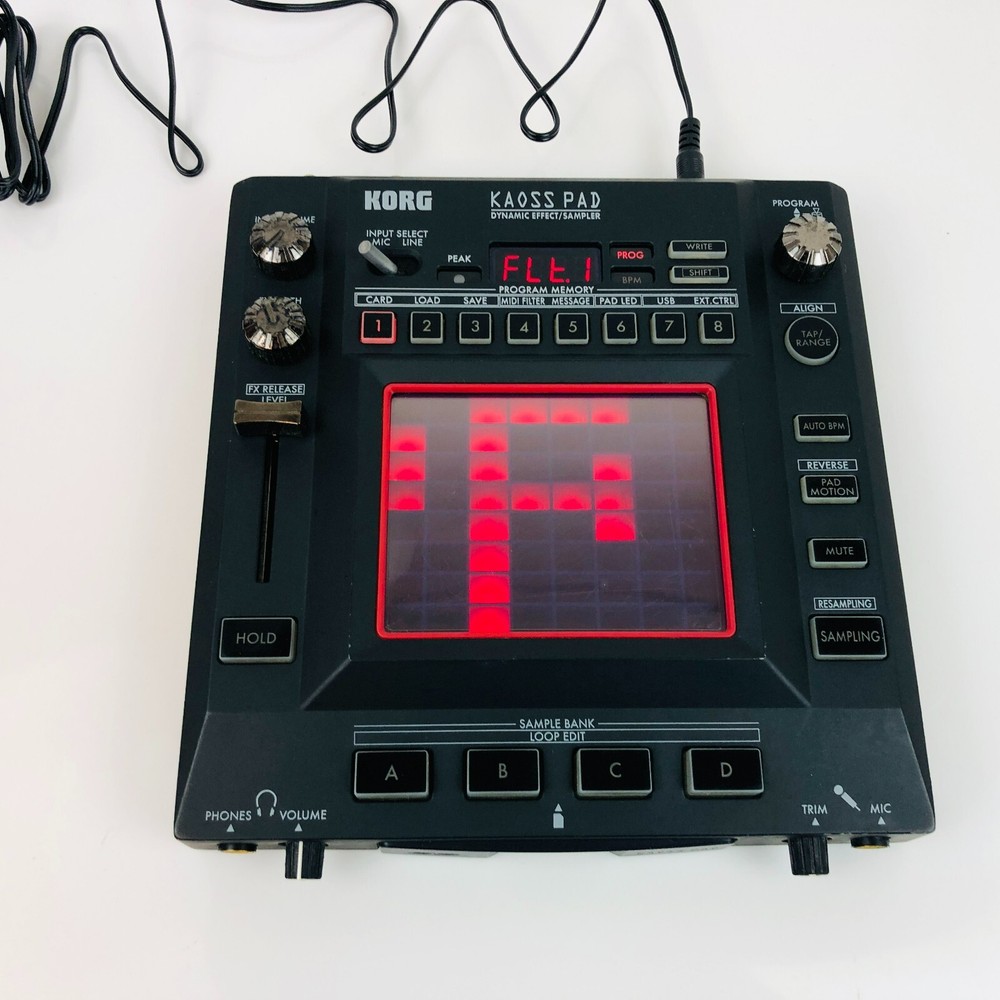 KORG KP3 KP-3 Kaoss Pad Dynamic Effect Sampler Sequencer Tested Dynamic Effect