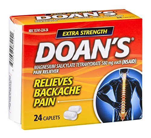 6 Pack Doans Extra Strength Pain Reliever Caplets 24 Each