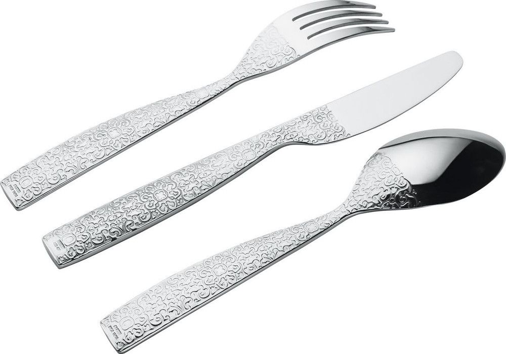 MW03S24 "Dressed" 24-Piece Silver Cake Server Set for Elegant Serving