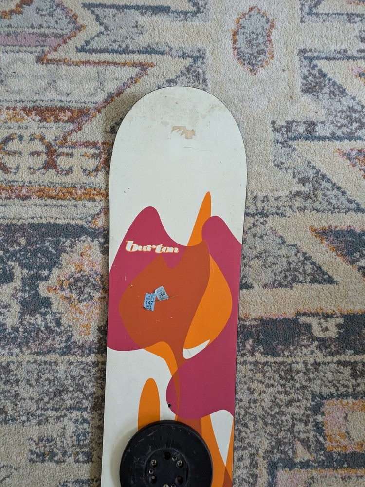 Burton e63 E deck 162cm Alpine Board Snowboard Vintage Asymmetrical Surf Style