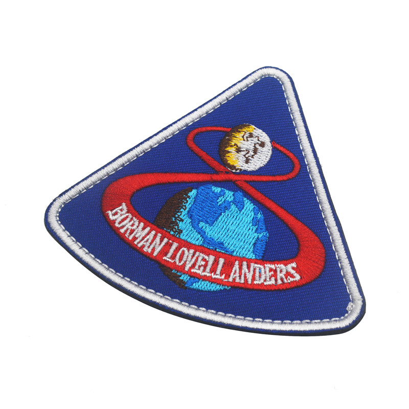 APOLLO 8 NASA PROJECT APOLLO MOON LANDING PROJECT HOOK PATCH EMBROIDERED BADGE/