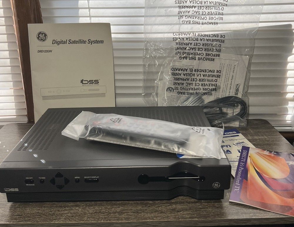 GE DSS DRD122GW Satellite Tv Digital Receiver