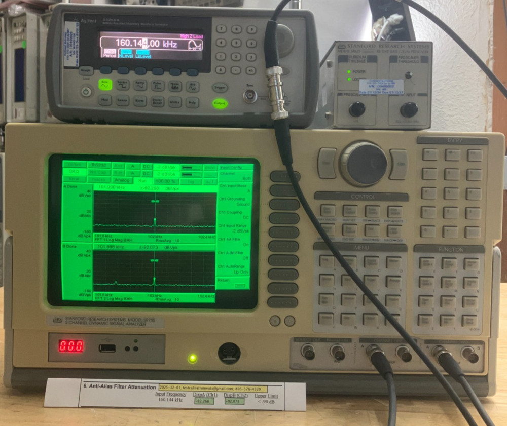 Stanford Research SR785 Two-Channel Dynamic Signal Analyzer