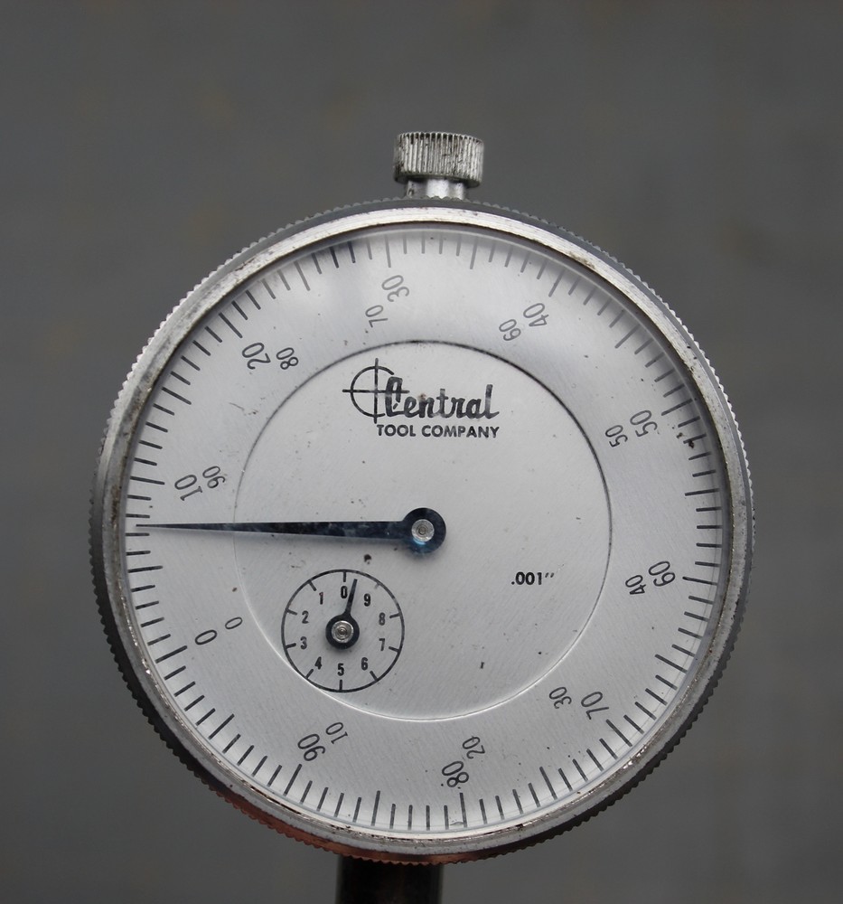 Central Tool Dial Indicator Set 6410 Universal Tools Kit 0"-1" .001"