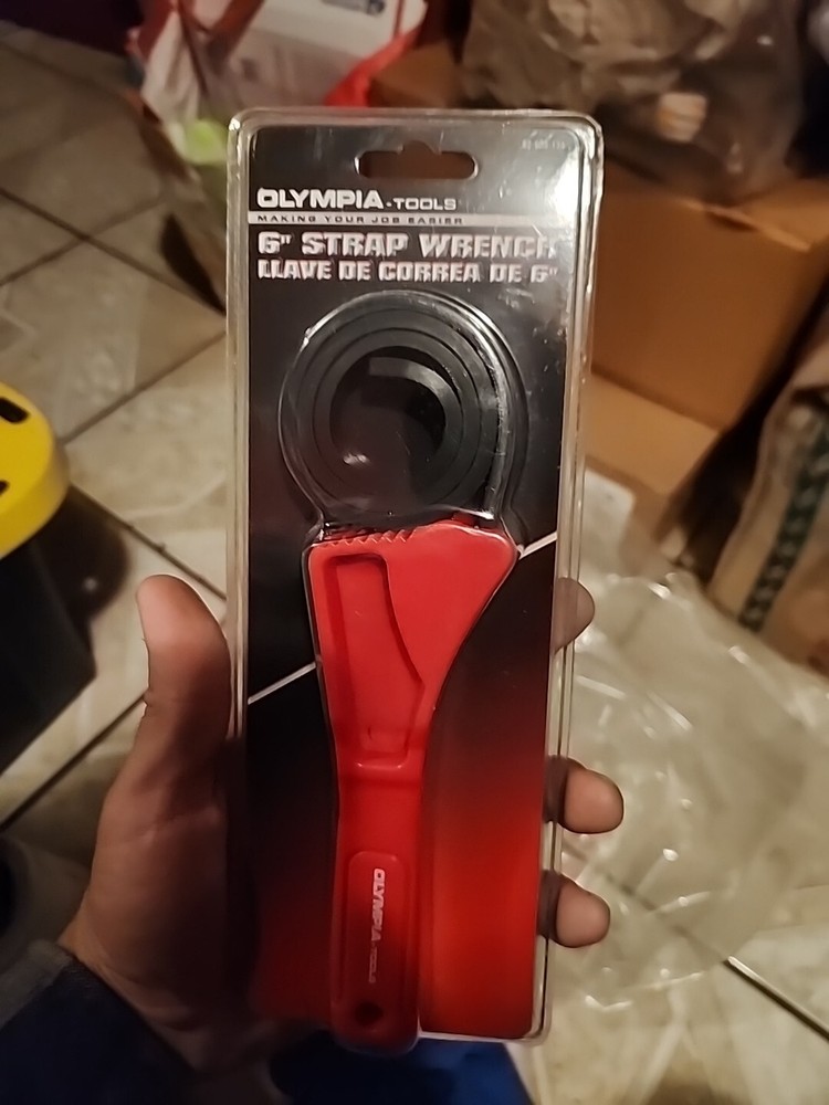 New Olympia Tools 6” Strap Wrench LLAVE DE CORREA DE 6”