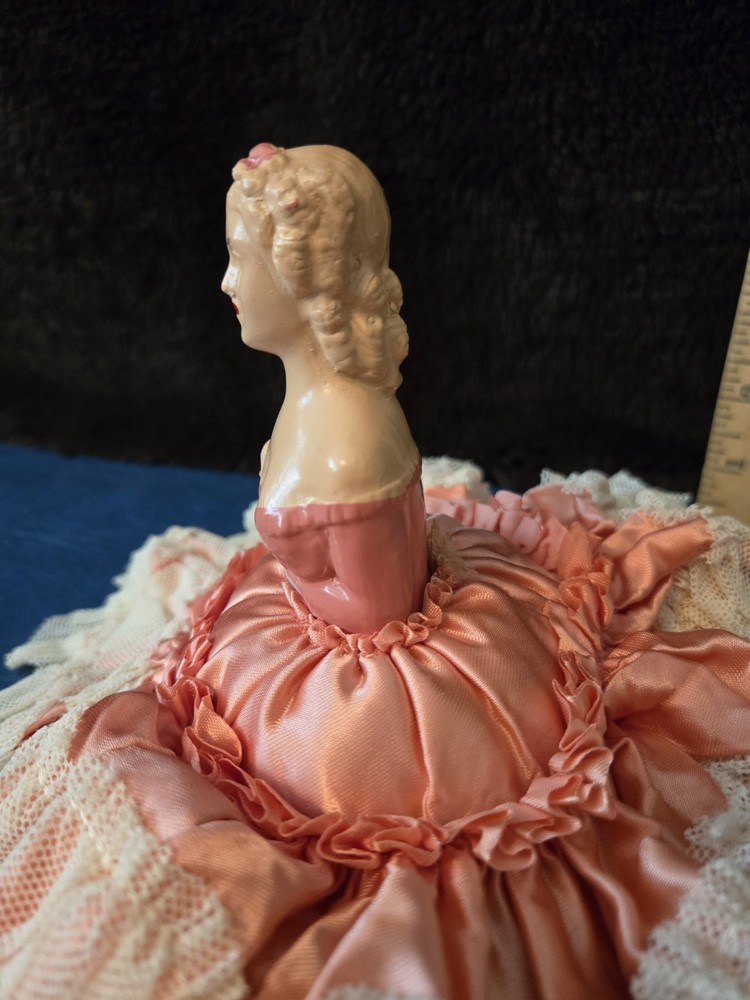 Vintage pin cushion half doll