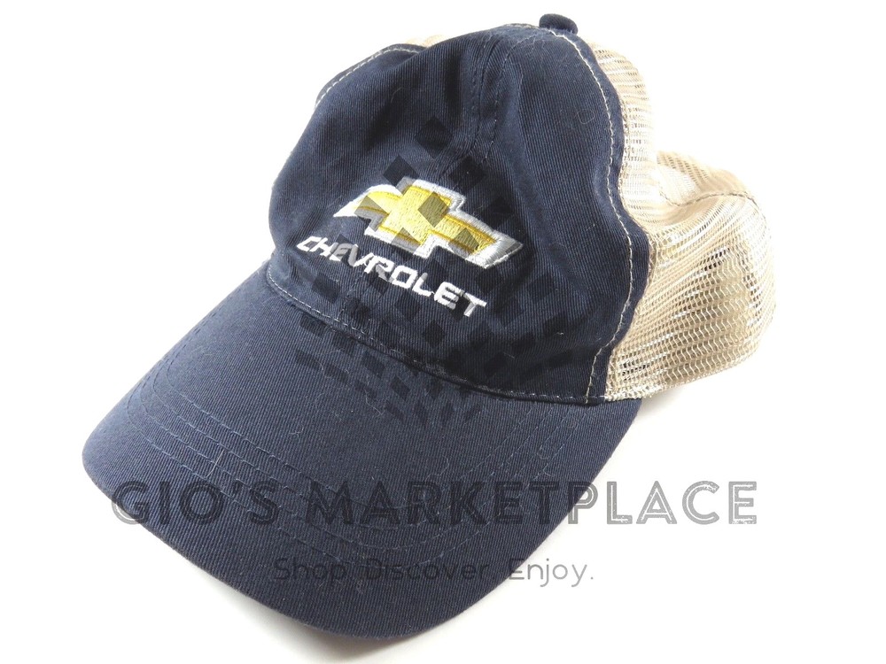 Chevrolet Soft Mesh Trucker Hat Cap Snap Back Adjustable Vintage Style