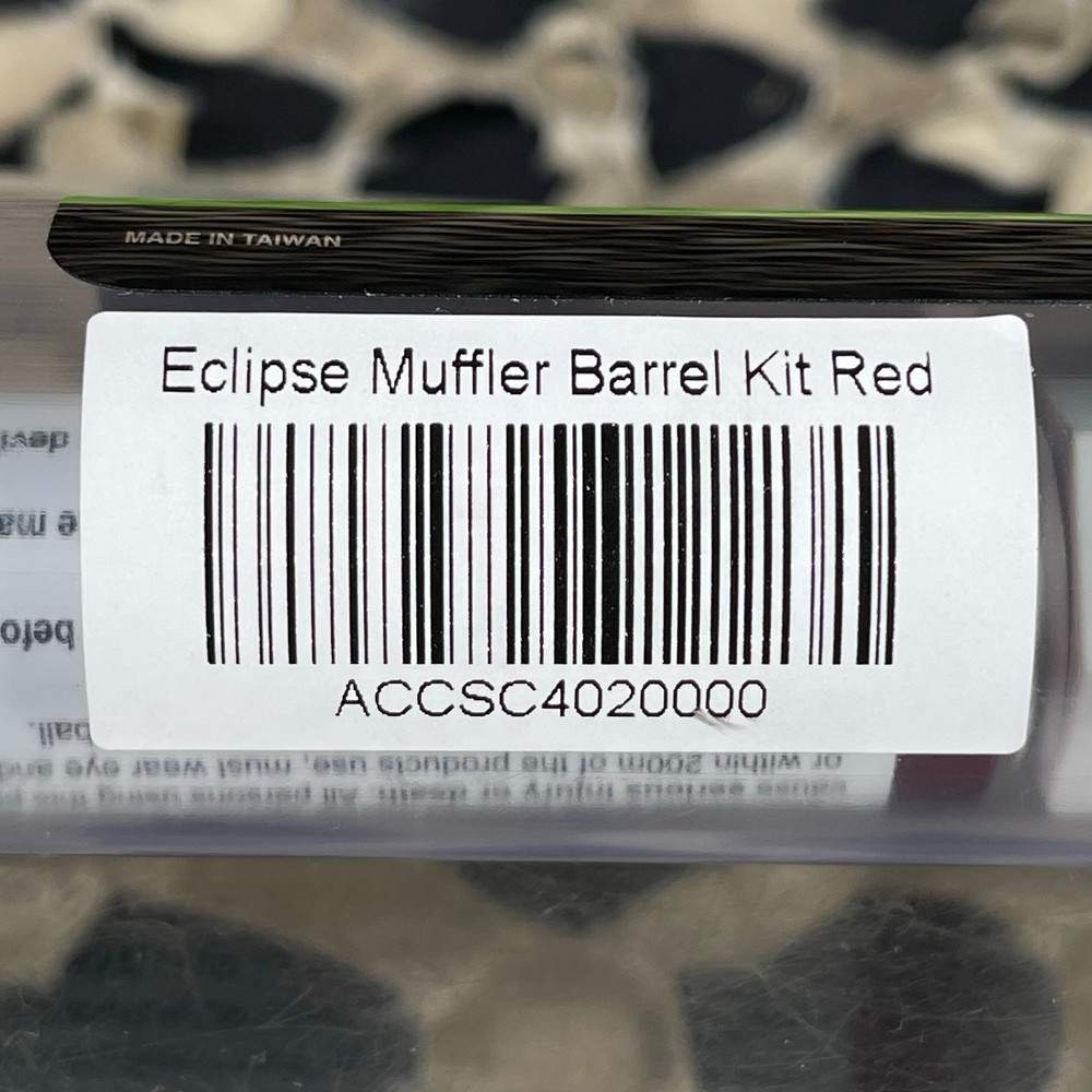 NEW Planet Eclipse Barrel Muffler - Cocker Threaded - Red