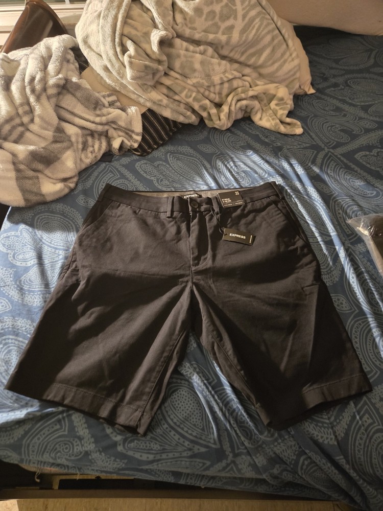 Express Shorts Stretch Mens Size 33