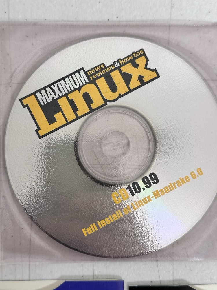 Early 2000s PC Gaming Linux Software Demos Lot Maximum Magazine CD-ROMs Vintage