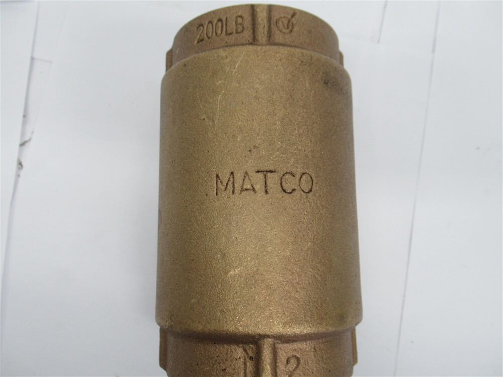 Matco 525T08 , 2" Inline Check Valve , Spring Loaded
