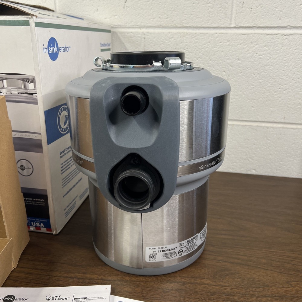 InSinkErator Evolution Excel 1.0 HP Quite Series Food Waste Garbage Disposal