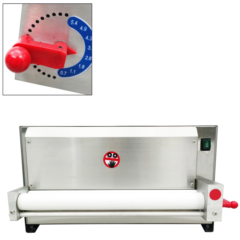 110V 450W Automatic Pizza Dough Roller Machine Press Sheeter 3"-15"
