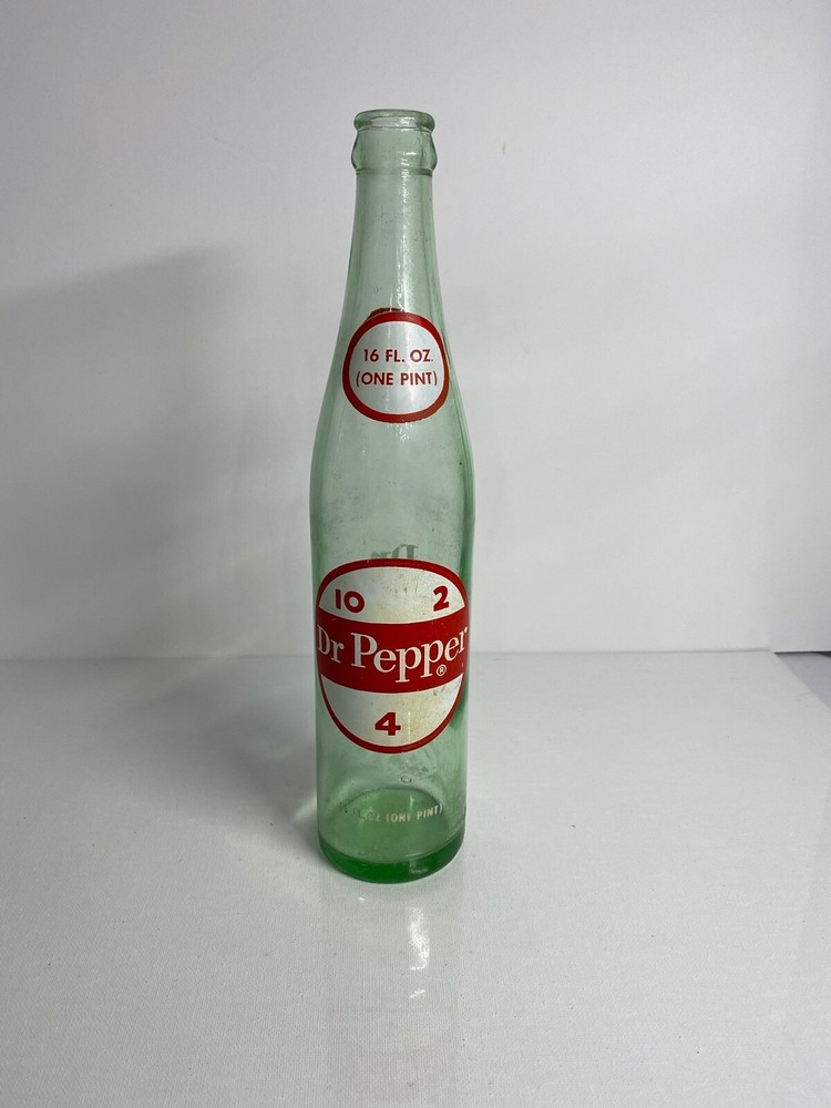 60s Dr Pepper Glass Bottle