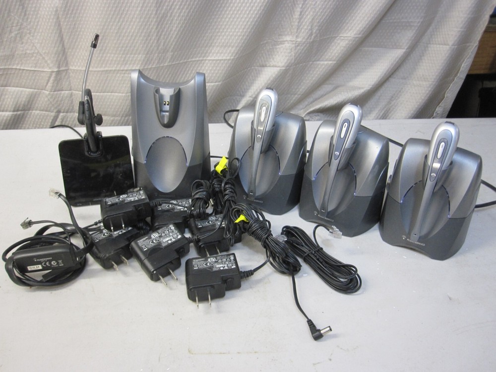 Plantronics CS55 CS50 Wireless Headset Systems Lot