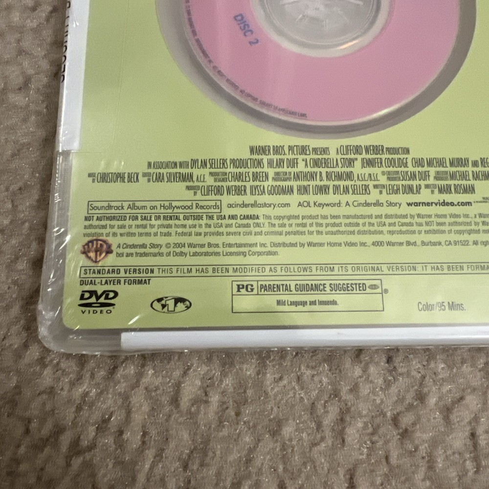 Cinderella Story (Mini Dvd, 2004) NEW