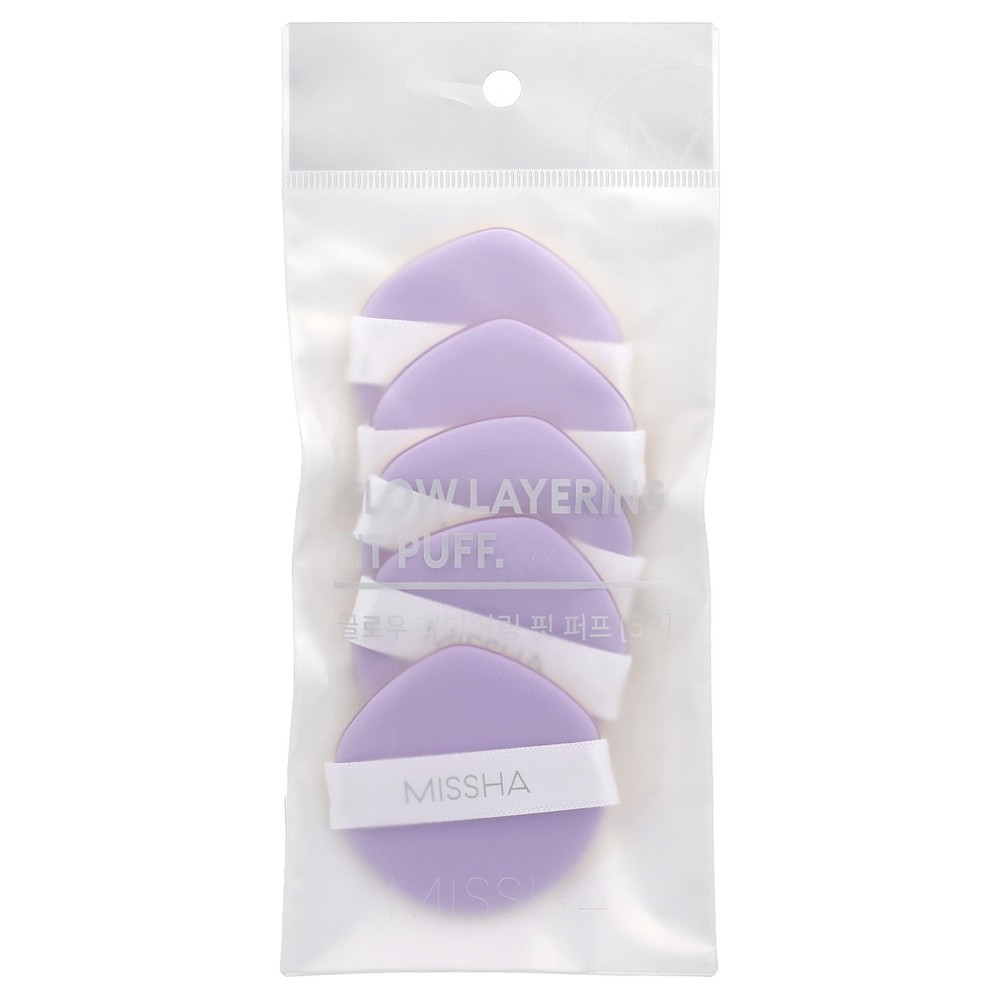 Glow Layering Fit Puff, 5 Pieces