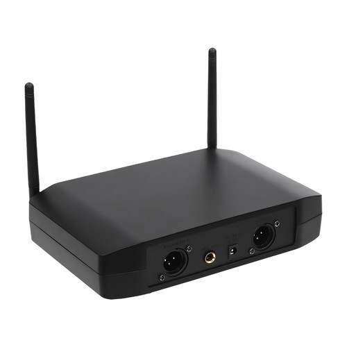 Pro 4 Channel UHF Wireless Audio Microphone Cordless Handheld Mic System Party