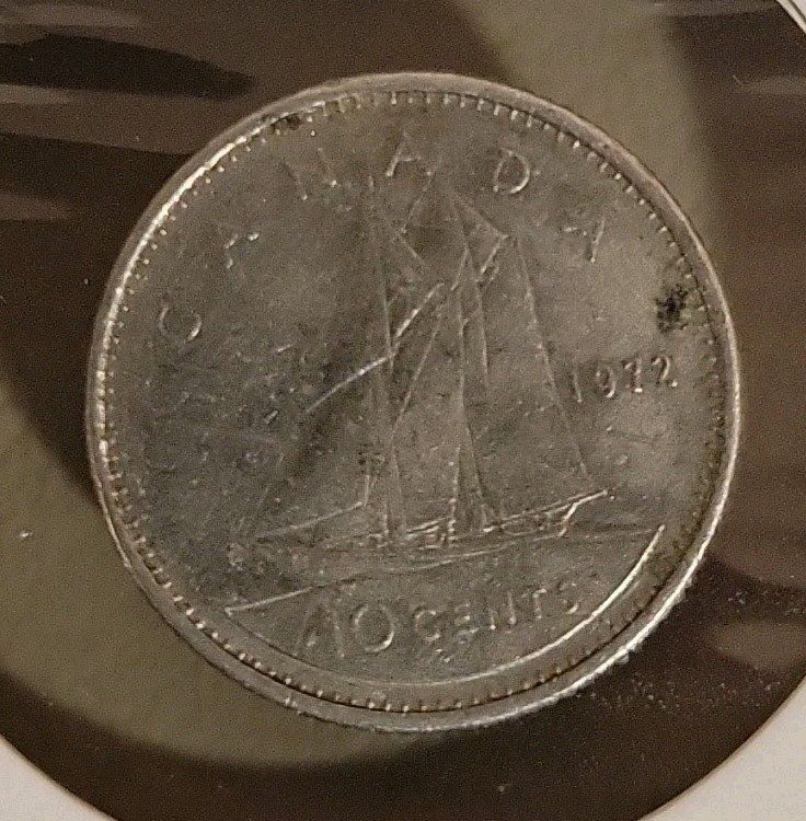 1972 Canada 10 Cents