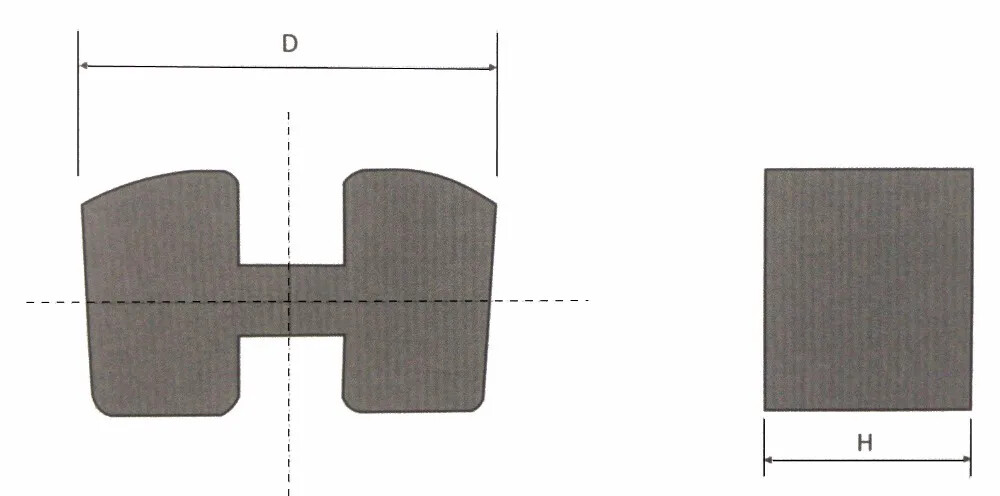 Rubber Buffer Shaft Coupling H H Elastic Spiders for Shaft Coupling